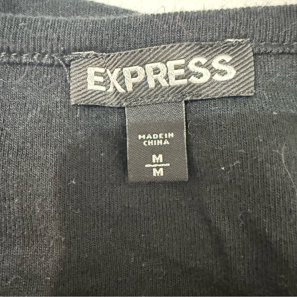 Express Raglan Army Top size‎ M - Picture 2 of 7